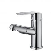 JXD-6666单把单孔抽拉式面盆龙头